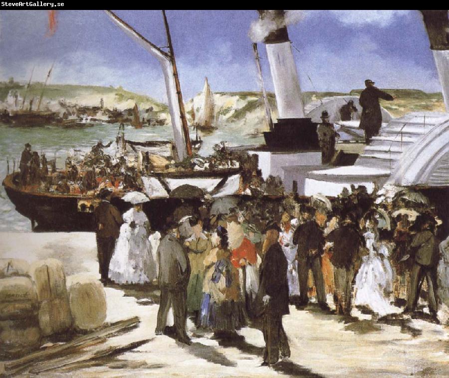 Edouard Manet The Departure of the folkestone Boat